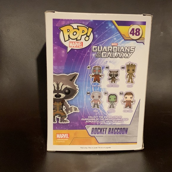 Funko Pop Marvel - Guardians of the Galaxy - Rocket Raccoon 48 - Picture 3 of 7